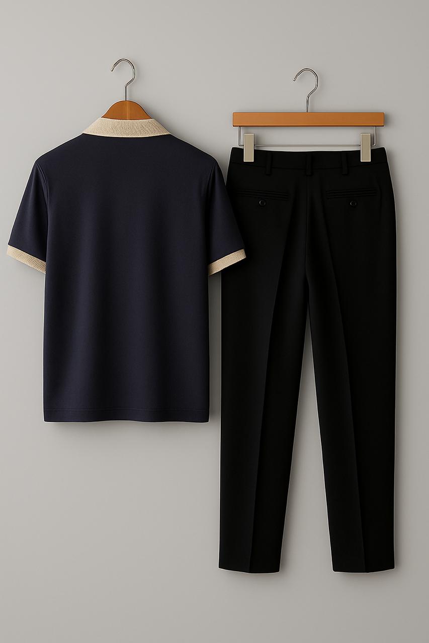 Elite Swing Emblem Polo T-Shirt And Pant