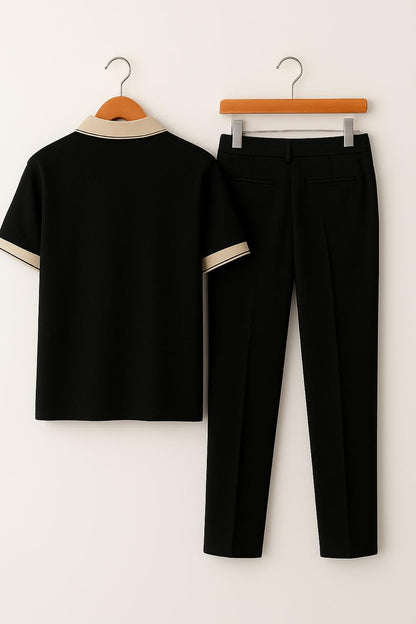 Elite Swing Emblem Polo T-Shirt And Pant