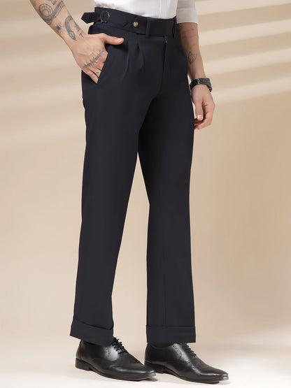 Mens Premium Black Gurkha Pant