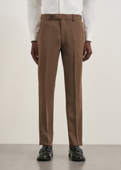 Premium White Shirt Brown Pant
