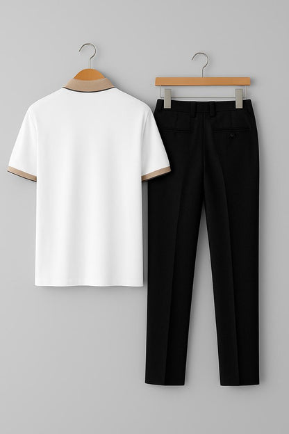 Elite Swing Emblem Polo T-Shirt And Pant