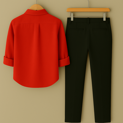 Red Shirt & Pant Combo