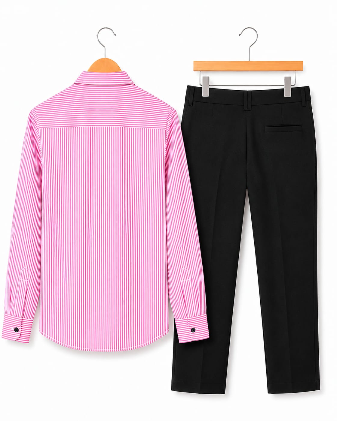 Mens Striped Shirt Pant Combo